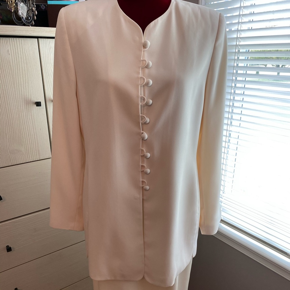 Beautiful cream suit.